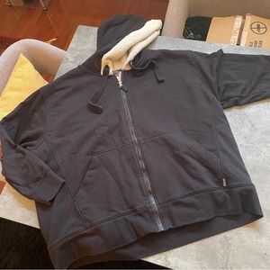 Old Navy fleece lined zip up hoodie